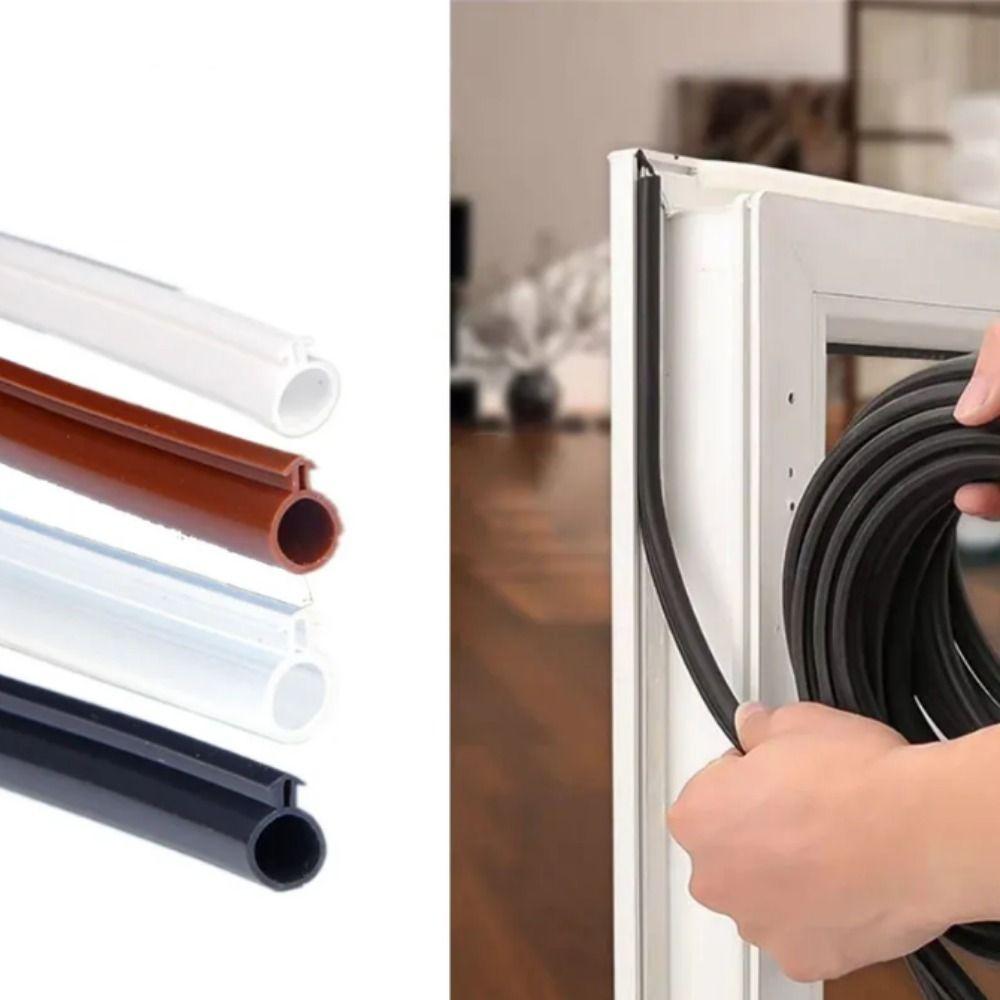 Силиконовая резина O-образный уплотнитель для дверей и окон Мягкий оконный трубчатый уплотнитель Шкаф