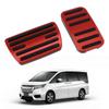 ТОПЛИВНЫЙ КОЖУХ Совместим с моделями Honda серии RP с апреля 2015 года Педаль тормоза и акселератора Алюминиевая Полосатая Легко Без Инструментов Салонный Кастомный Stepwgn/Spada -