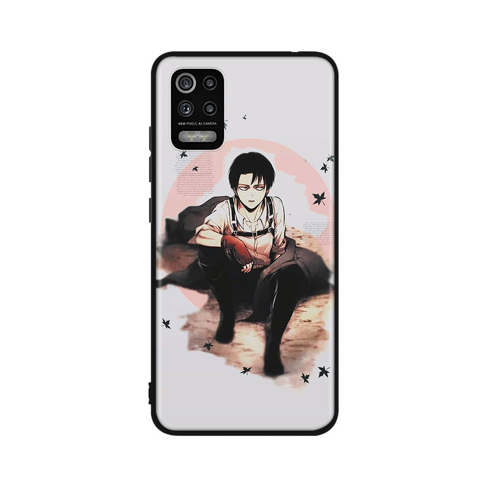 Чехол DT52 Anime Attack on Titan для Xiaomi Poco X6 X4 M5 M6 F5 F6 C65 C55 C50 C51 C40 Redmi Note 7 8 14C A3X 13C 12C 11 10A 9C Pro Black Sofe Cover