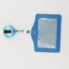 Card Holder Clip PU Leather Name Card Holder Retractable Badge Reels Nurse Doctor ID Badge Holder
