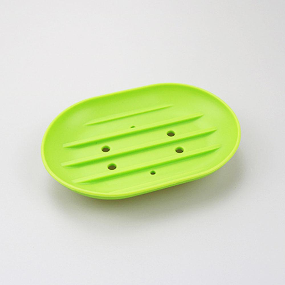 Silicone World Bathroom Dish Plate Case Home Shower Travel Hiking Holder Container Soap Box Soap Rack Flexible Soap Dish