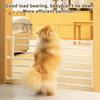 Indoor Dog Gate No Drilling Expandable Pet Puppy Isolation Gate Extra Wide Small Medium Dog Cat Retractable Doorway Step-Over Fence