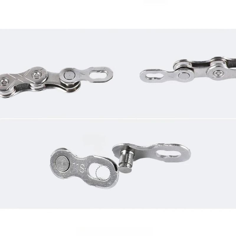 Велосипедная цепь Missing Link Велосипедные запчасти Цепь для горного велосипеда Магическая пряжка Цепь для одной скорости Быстросъемная 8/9/10/11/12 скоростей