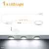 Ultra-Thin 5W LED Ceiling Panel Lights Dimmable Touch Sensor Cabinet Light For Closet, Display Shelf, Cabinet