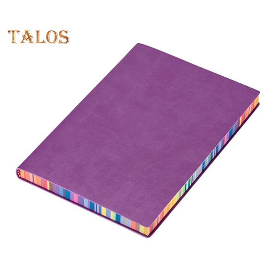 Блокнот А5 с утолщенными краями цвета радуги, обложка из искусственной кожи, прочный переплет, четкая линия печати, гладкое письмо, 100/200 страниц, офис, бизнес-студенты