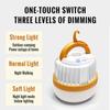 LED Emergency Rechargeable Lamp Magnetic Hanging Hook Camping Light Long Battery Life Collapsible Outdoor Lantern Soecopo