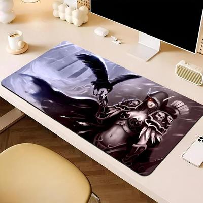 World Of Warcraft Сильвана Ветрокрылая     Коврик для мыши клавиатуры XXL Большой коврик для мыши Компьютер Ноутбук Нескользящий коврик для стола Клавиатура Мышь