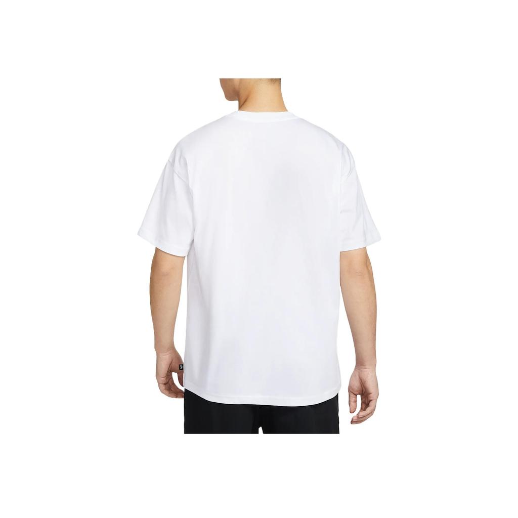 Nike Sb Удобная Модная Мягкая Приятная к Коже Футболка с Коротким Рукавом Мужские Топы Белая HJ0819-100