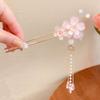 Ancient Style Antique Fringe Hairpin Classic Pendant Hair Stick Peach Blossom Hairpin  Girls