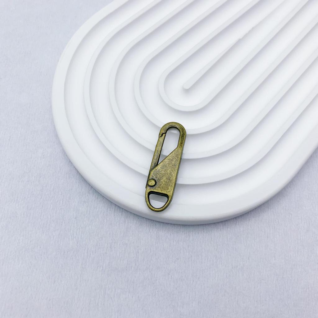 Tool-Free Alloy Zipper Pull Replacement for Handbags, Backpacks, Jackets, Clothes, and Shoes