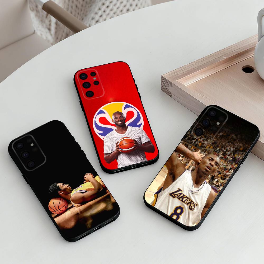 B-Баскетбол K-Кобе-E B-Брайант-T 8 24 Чехол для телефона для Samsung S25,24,23,22,30,21,10,9,Ultra,Plus,Lite,FE,4,5 G Мягкий черный чехол