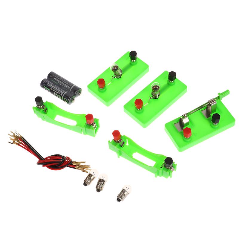 Базовая схема обучения электричеству Учебный комплект для самостоятельного изучения физики Детское образовательное руководство Научные игрушки Эксперименты Практические инструменты