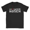 Унисекс Женская Новинка Футболка с Логотипом Группы Die Toten Hosen Хлопковая Футболка Одежда