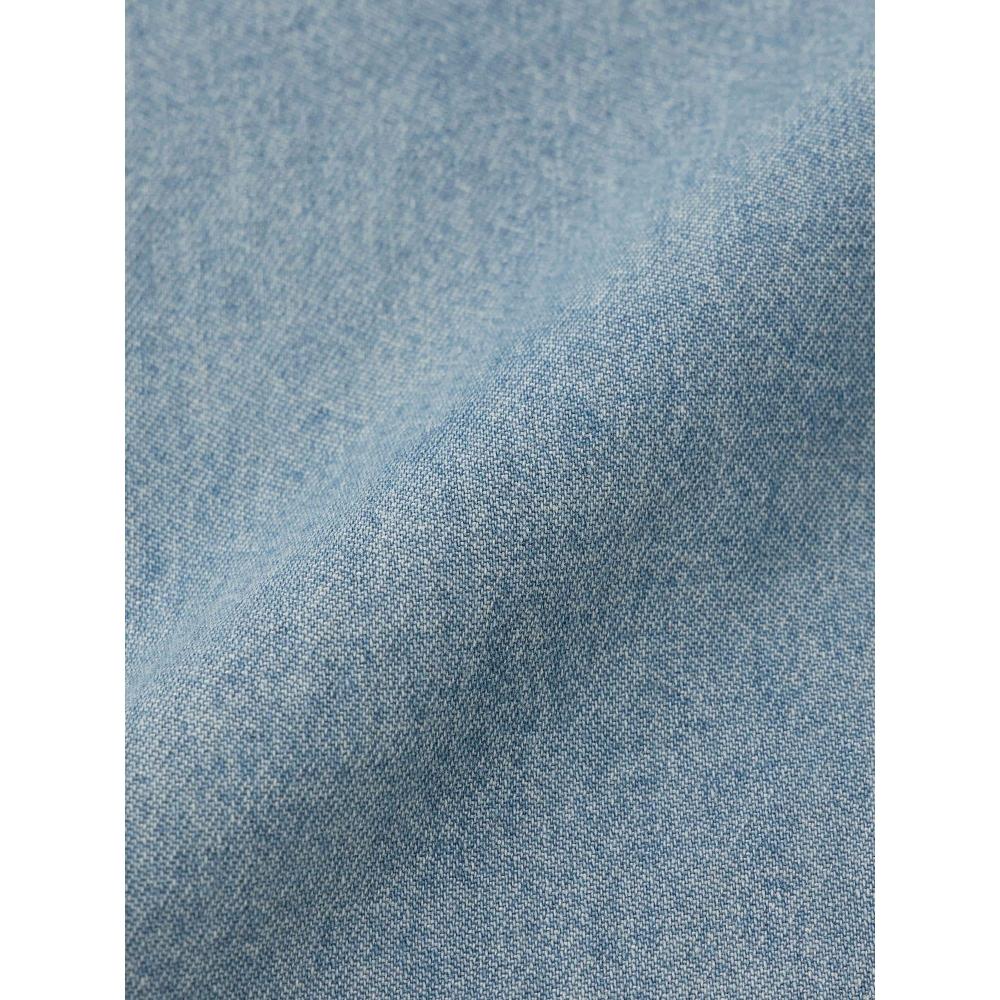 GU by Uniqlo Легкое джинсовое рабочее платье-рубашка с коротким рукавом +ec