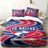 FC Dallas 3pc set Perfect for bedroom use Comfortable bedding set includes a duvet cover and two pillowcases Ideal birthday or Christmas gift