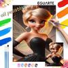 Tinker Bell Oil Painting Kit Elegant Fairy Home Decor Gift