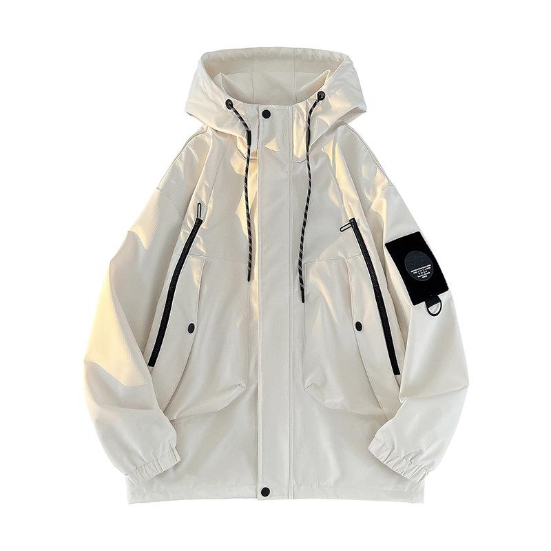 Куртки для мужчин, японские модные брендовые свободные куртки для альпинизма с капюшоном для мужчин, осенние и зимние американские повседневные рабочие куртки