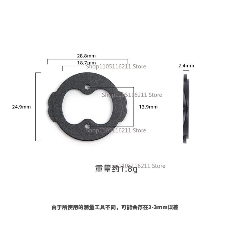 For Garmin Garmin840 540 Size Watch Battery Back Cover CNC Aluminum Ear Flat Replacement Repair Part Non-3D Printing