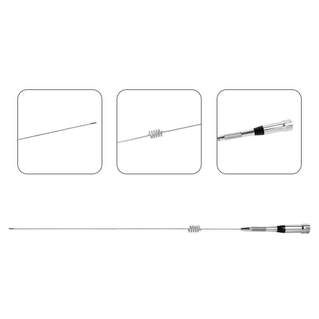 YNIBST Band High Gain 2 Band Mobile Antenna MP Type Connector Совместимость с Band Amateur Radio Antenna для автомобилей Общая длина 79 см 144/430 МГц VHF/UHF