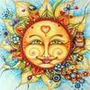 Full Drill 5D Diy Diamond Painting Cartoon Sun Embroidery Cross Stitch Home Decor Handmade Gift