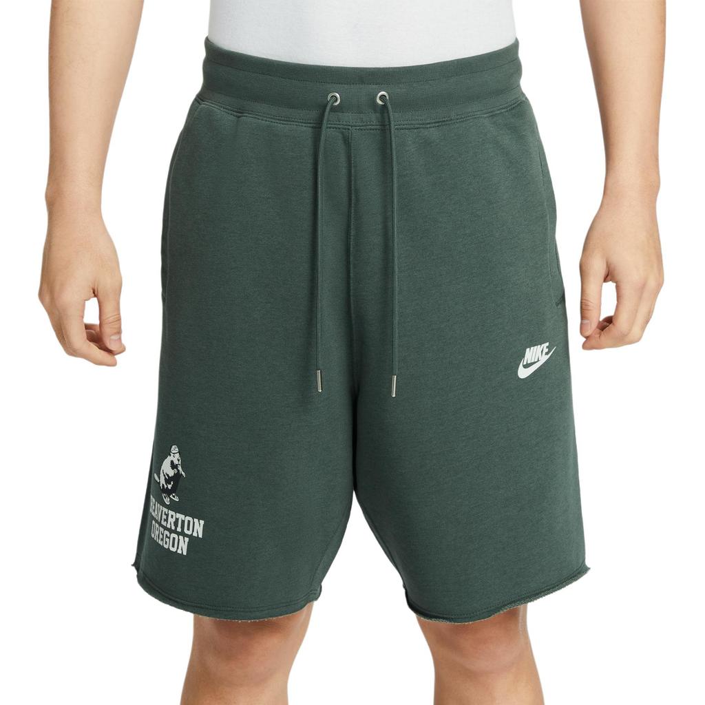 Nike Повседневные шорты для выпускников Мужские Винтажные Зеленые IH0820-338