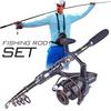 Удочка и катушка со спиннинговой катушкой Наборы для морской и пресноводной воды для катания на лодке Морская рыбалка