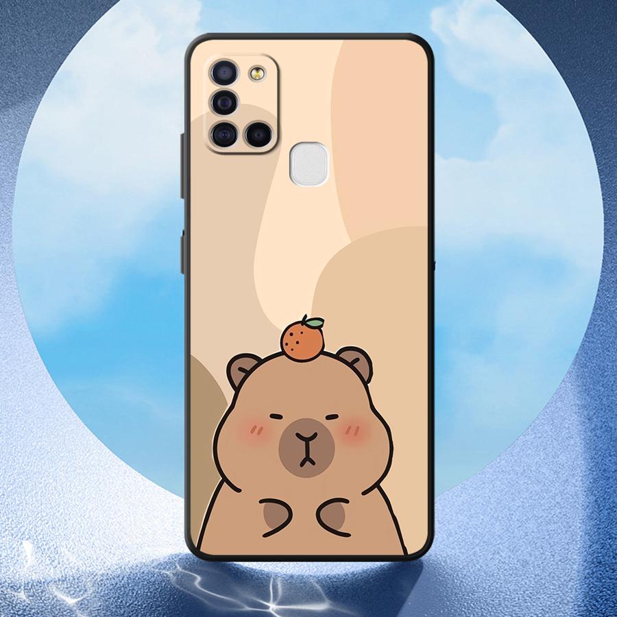 Чехол для Samsung Galaxy A16 A40 A17 A05 A06 A04 A70 A50 A13 A20 A12 A15 Funda Чехол для телефона Милая капибара