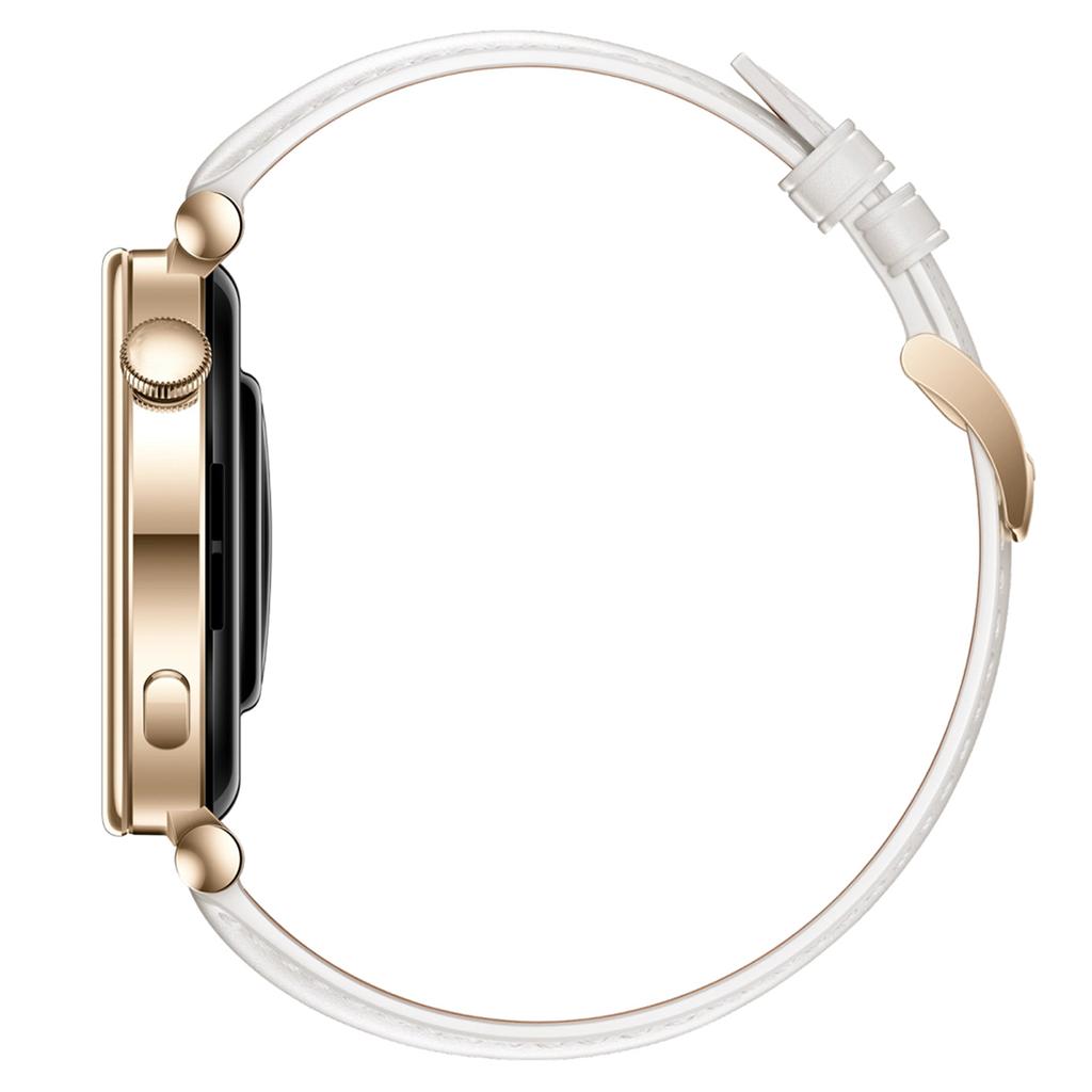 Для Huawei Watch GT 4 41 мм / Garmin Venu 3S 18 мм ремешок для часов из натуральной коровьей кожи