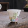 Dehua White Porcelain Gong Xi Teacup