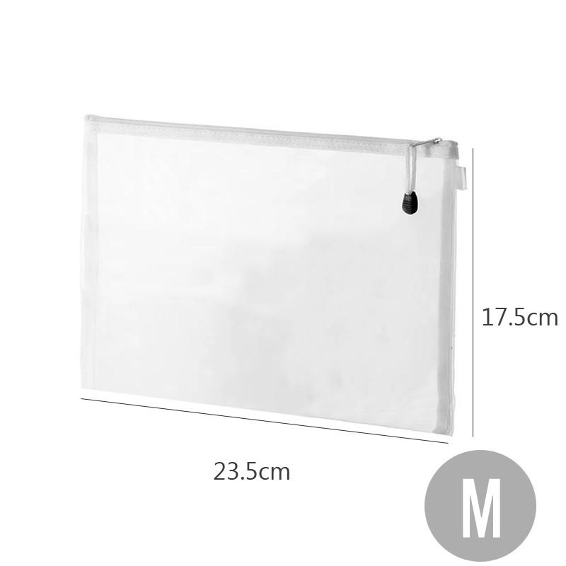 Экзаменационная бумажная сумка формата A4/A5/A6, сумка для ручек, сетчатая сумка на молнии, студенческий офис, простая большая вместительная бумажная сумка, сумка для документов, складная косметичка