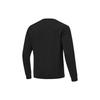 Li-Ning Fitness Series All-Weather Plain Crew Neck Sweatshirt Men Tops Black AWDT737-1