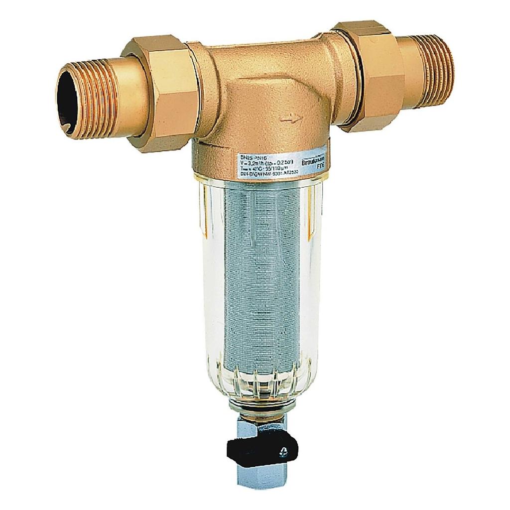 Mini-Plus Drinking Water Filter, 1 Inch, with Flush