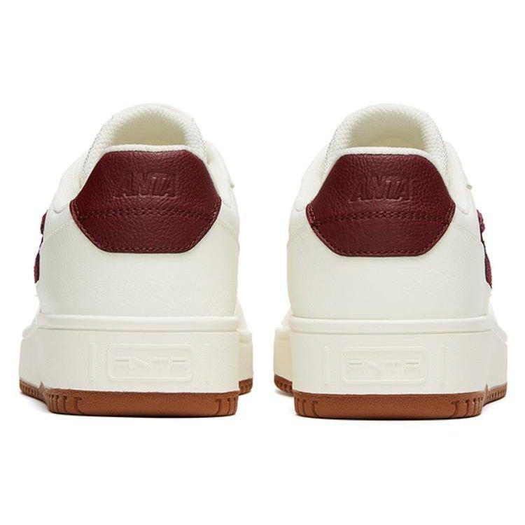 Anta Кроссовки для скейтбординга Life Series Zero Feel с нескользящей подошвой и износостойкостью, женские, белые, красные 922318060-3