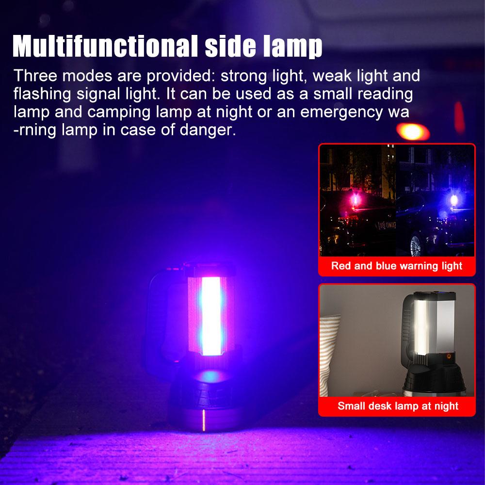 10000LM 1000M Lonag Range 50W Most Powerful LED Flashligh Portable Spotlights USB Charging Searchlight Outdoor Tactical Torch