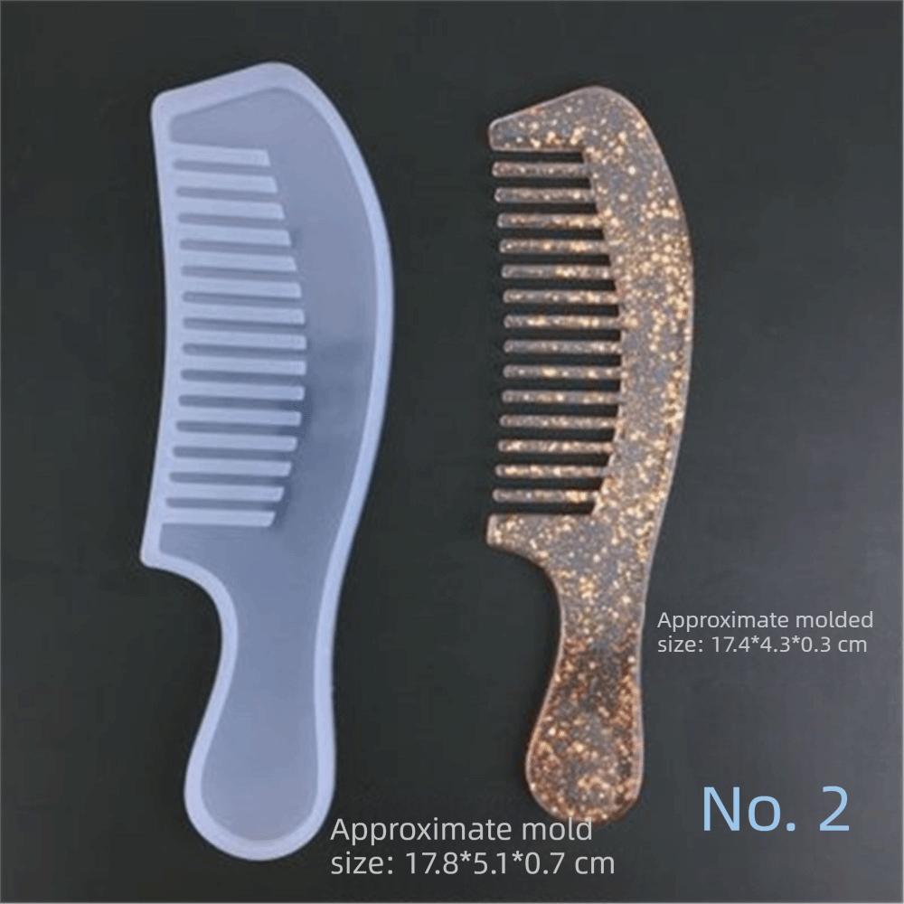 Silicone Comb Mold DIY Craft Epoxy Resin Mould Hair Comb Resin Mold DIY Jewelry Craft Supplies