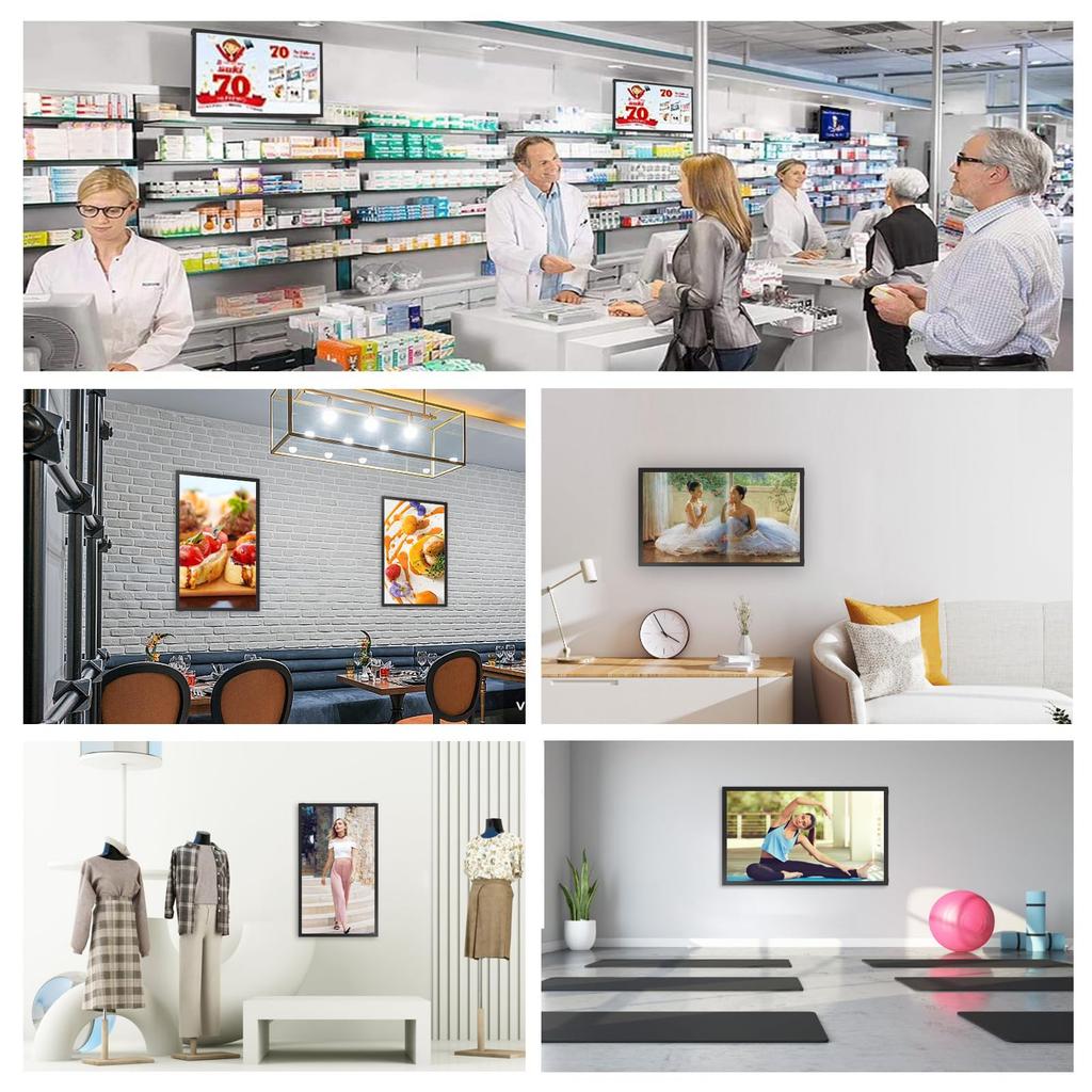 64 ГБ цифровая фоторамка FRAMEO 1920x1080 FHD IPS ЖК-дисплей сенсорный двойной WiFi делиться фото и видео с Frameo поддержка USB SD-карты для расширения автоповорот