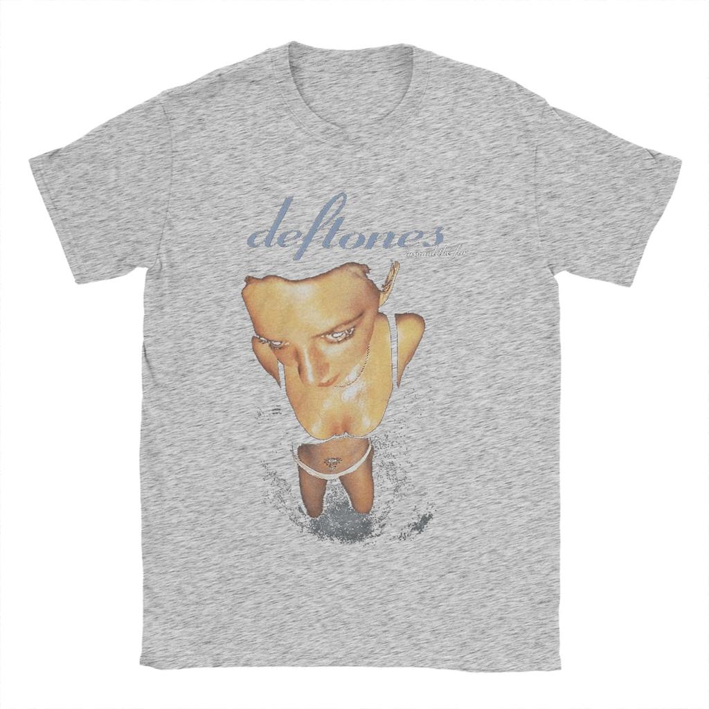 Мужские футболки Deftones We Are Familia Винтажная футболка из 100% хлопка с коротким рукавом Футболки с круглым вырезом Одежда 4XL 5XL 6XL