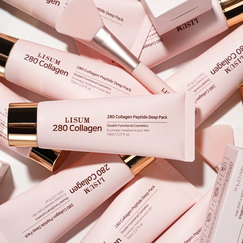 Маска для лица Resume 280 Collagen Peptide Deep Pack + Лопаточка в подарок, 70 мл, 3 штуки