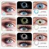 1 пара цветных линз TAYLOR, цветные контактные линзы, красивые контактные линзы для макияжа учеников, ежегодное использование, косметические косметические линзы для глаз