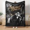 Michael Jackson Forever Music Star Collage Print Flannel Blanket Soft Warm Throw Blanket Music Fan Sofa Bed Decor