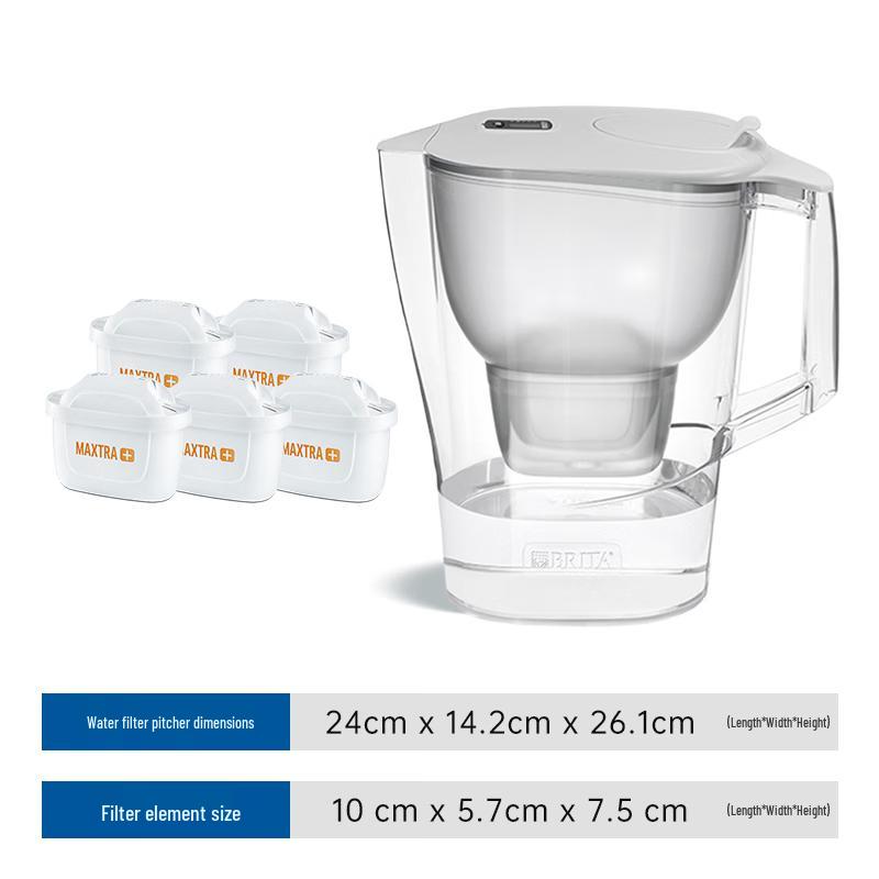 Фильтр-кувшин для воды BRITA Kalea XL с китайской вилкой (адаптер в комплекте)