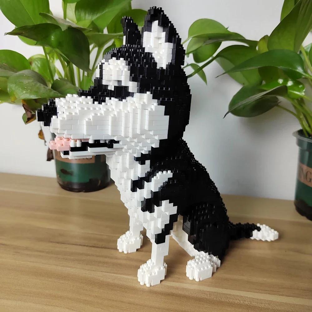 Далматин и Такса Набор 3D Микро Мини Строительные Блоки Игрушки - Изысканный для Любителей Домашних Животных, Домашний Декор и STEM Обучающая Игрушка