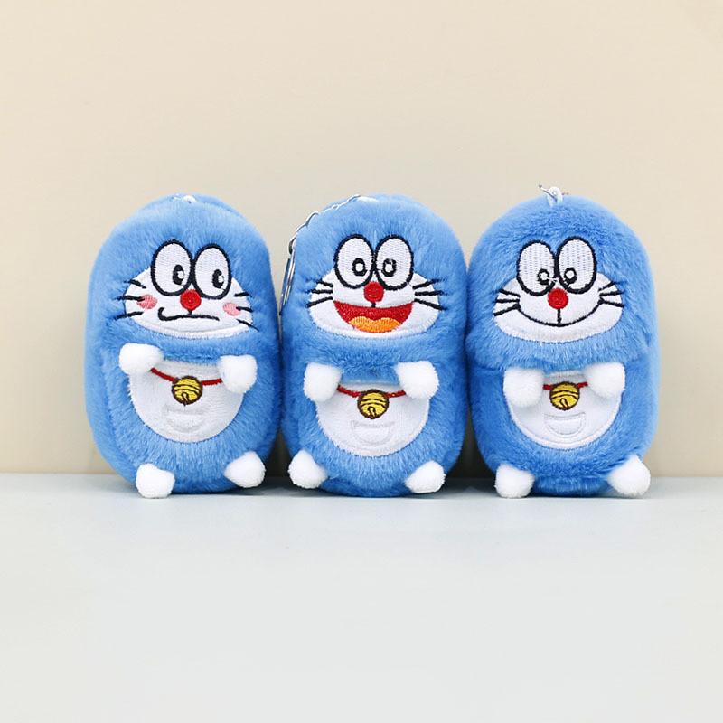 Adorable Cute Plush Doraemon Keychain Soft Toy Bag Charm Stuffed Animal Doll