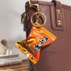 Simulation Korean Snack Keychain Mobile Phone Mini Snack Pendant Car Keyring Backpack Charm Decoration Jewelry Gift