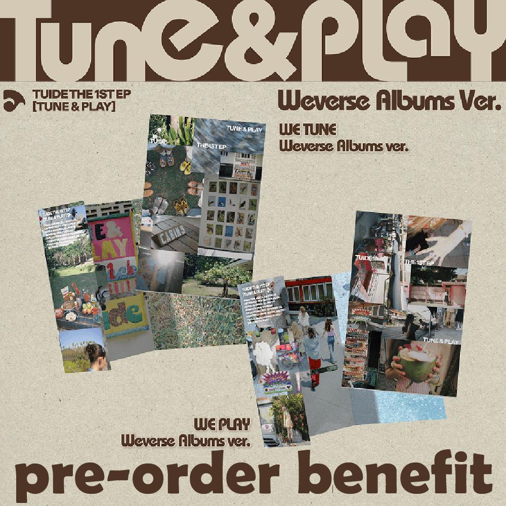 Предзаказ TUIDE Первый мини-альбом TUNE & PLAY Версия Weverse Albums. И МАГАЗИН ПОБ