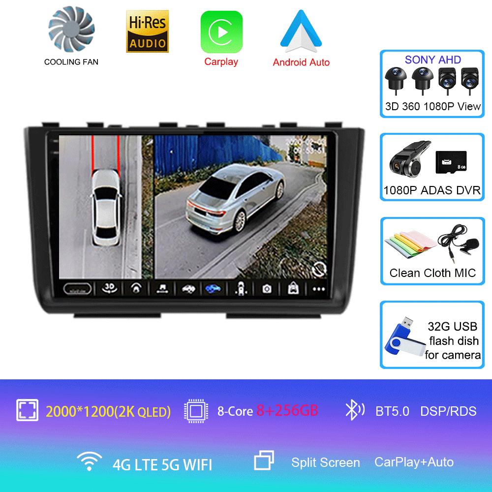Автомобильное радио Android 14 Carplay для Hyundai Creta 2 IX25 2020 2021 Мультимедийный видеоплеер Навигация GPS Стерео Головное устройство Нет 2din