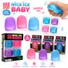 NeeDoh Nice Ice Baby Сквиши-игрушка Суперпрочный Кубик Льда для Сжатия Снятие Стресса Сенсорная Игрушка-непоседа Мягкая Липкая Игрушка Подарок для Детей Взрослых