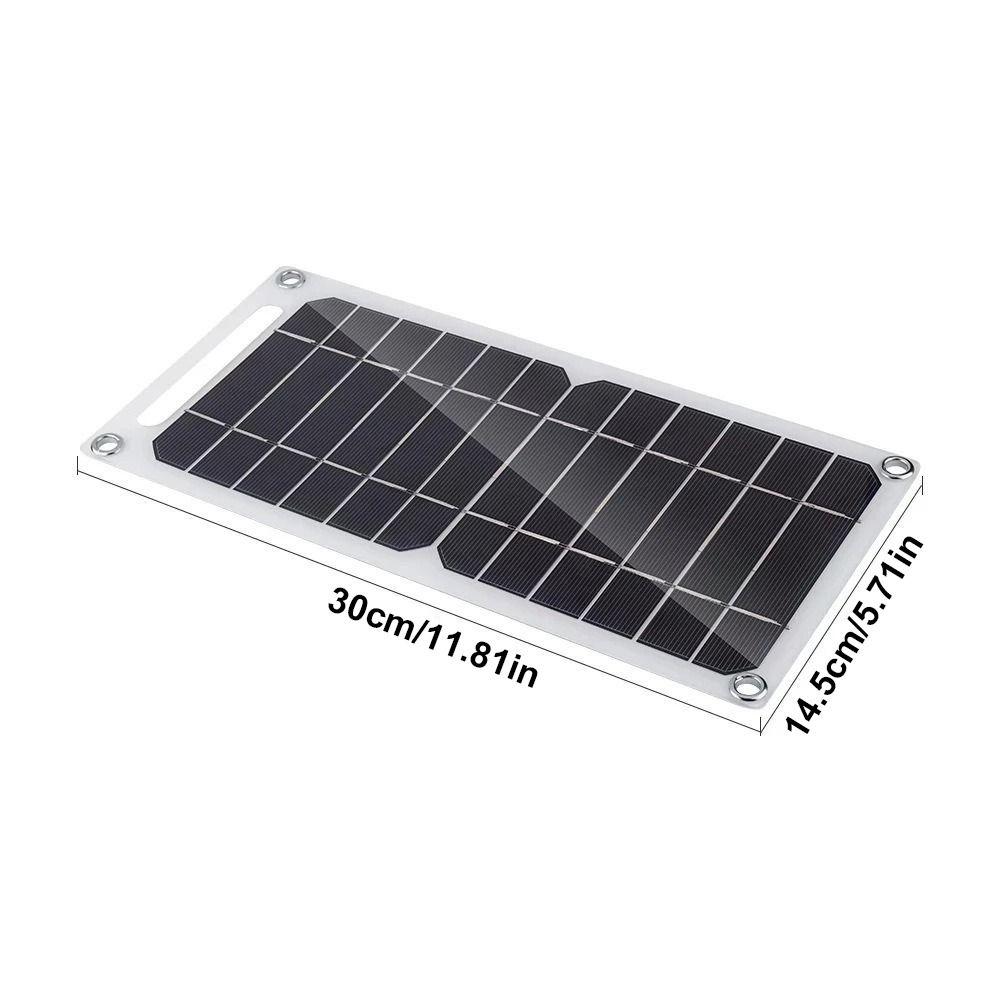5V 6W USB Solar Charger Panel with USB Output Portable Solar System For Mobile Phone Power Bank