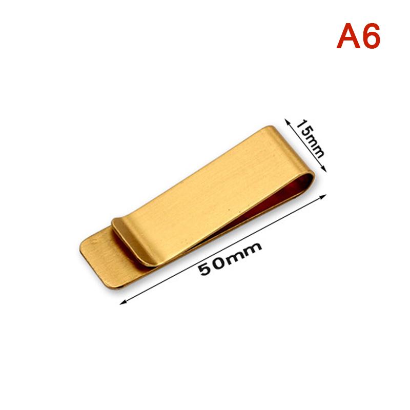 Высококачественный металлический зажим для денег из нержавеющей стали, простой серебряный зажим для денег, держатель для купюр для мужчин и женщин