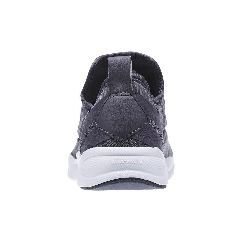 Reebok Furylite Slip On Jersey Fabric Synthetic Leather Comfortable Low Top Lifestyle Casual Shoes Women Sneaker Gray White AR3047